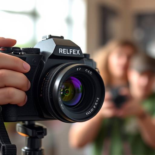 Image d'un appareil photo reflex, représentant le cours de photographie.
