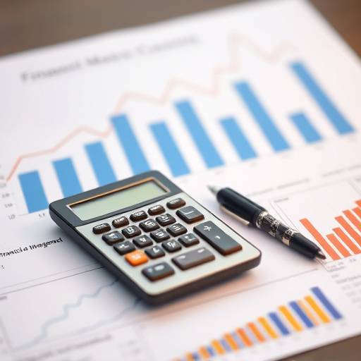 Image d'une calculatrice et des graphiques financiers, représentant le cours de gestion financière.