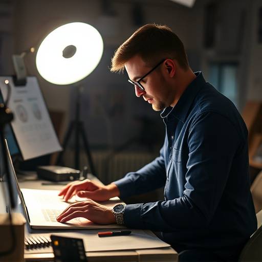 Image d'une personne travaillant sur un design graphique, représentant le cours de design graphique.